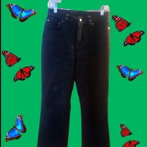 Lauren Jeans Co. Ralph Lauren Classic Straight Women's Jeans Black Size 6P